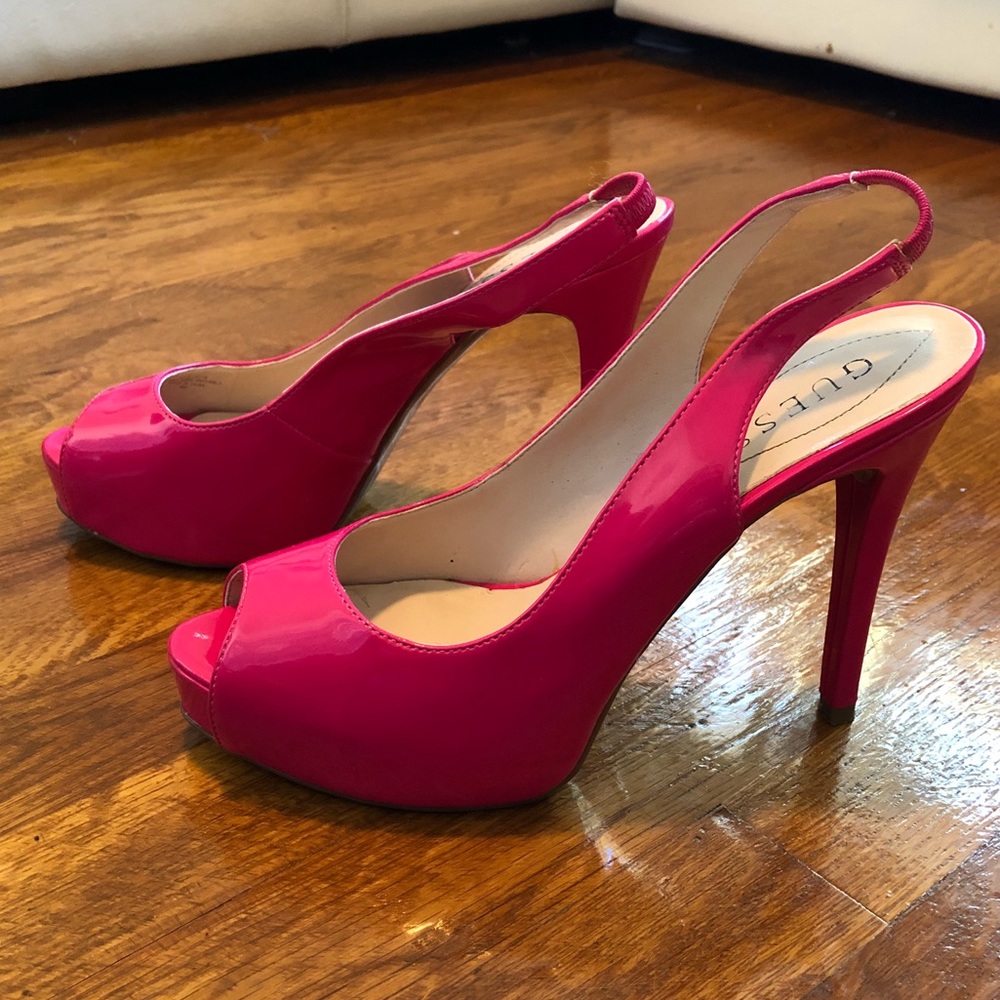 Hot Pink Barbie Pumps!!